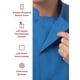 thumbnail image 3 of Chef Coat Chef Works Morocco Blue 4XL para hombre, 3 of 3