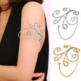thumbnail image 2 of Bracelet Arm Chain,Glossy Hollow-out Geometric Pattern Arm Cuff,Body Bangle Bracelet Jewelry Gift, 2 of 9