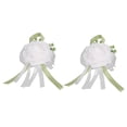 thumbnail image 2 of Wrist Flower Artificial Wrist Flower Wedding Decoration Wedding Wrist Corsage Flower Pearl Bracelet 2Pcs for Dance Parties ANGGREK Otros, 2 of 8