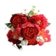 thumbnail image 2 of Ramo de flores artificiales, hortensias, peonías, bayas, arreglo floral sintético de 5 cabezas para centros de mesa de bodas y decoración del hogar, 2 of 4