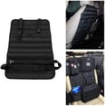 thumbnail image 1 of Organizador de respaldo de asiento de coche, protector de asiento de coche táctico Molle para panel de vehículo, ajuste universal (negro), 1 of 5