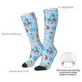 thumbnail image 4 of Yiaed Cartoon Rocket With Space Print Great elasticity Adult Stockings Sports socks for Men and Women, 4 of 6