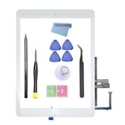 Screen Replacement for iPad 6th-digitizer replacement parts kits for iPad 6 6th generation 2018 9.7 inch model a1893 a1954 with home button & repair tools