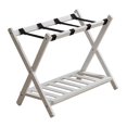 thumbnail image 2 of DOLITY Luggage Rack for Guest Room Suitcase Stand Multipurpose Shoe Rack for Travel White, 2 of 9