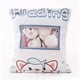 thumbnail image 1 of Cojín de peluche de pudín relleno de 45 x 45 cm | Relleno de cristal supersuave | Incluye 8 mini peluches | Bonita almohada antiestrés con forma de sordina para niños y adultos, ideal como regalo, 1 of 2