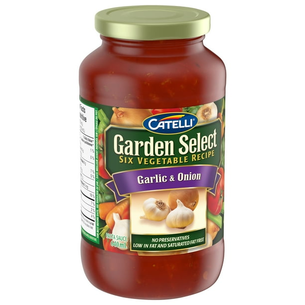 Sauce pour pâtes Sélection du Jardin Catelli Ail et oignon 640mL