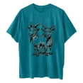 thumbnail image 5 of CHUMUD Oversize T Shirts for Women Short Sleeve Crew Neck Print Tees Summer Casual Loose Fit, 5 of 6