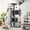 DarkGray, variant on Cute Cat Tree Kitten Cat Tower for Indoor Cat Condo Sisal Scratching Posts with Jump Platform Cat Furniture Activity Center Play House Beige