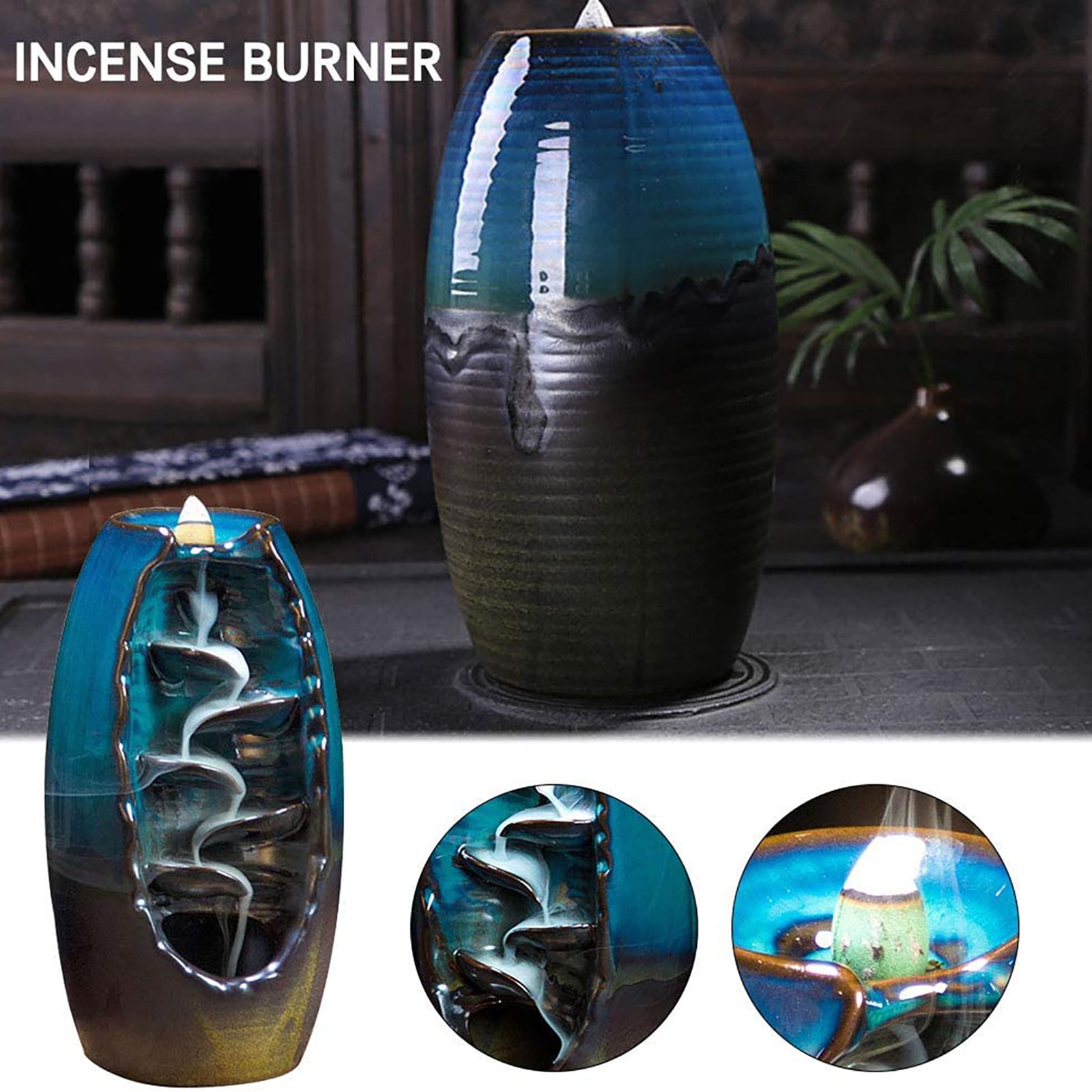 VBVC Waterfall,Incense Holder For Living Room,Decorations,Aromatherapy