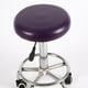 thumbnail image 3 of Fundas impermeables para taburetes de bar de PU para cojines de asiento de silla redondos con goma Púrpura, 3 of 6