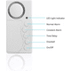 thumbnail image 3 of Alarma para puerta de congelador de 2 unidades, alarma inalámbrica para refrigerador de 3/15/30/60 segundos, timbre con sensor de puerta 4 en 1, alarma de puerta abierta, 108 dB de volumen alto, 3 of 5