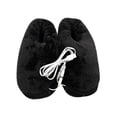 thumbnail image 2 of QISIWOLE USB Heated Slippers Heated Feet Warmer Winter Office Heating Shoes Plug Electric Heating Boots Feet Warm Plush Indoor Comfy Slippers Savings !, 2 of 8