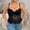 Black, variant on Womens Plus Size Sheer Lace Corset Top with Underwire Bustier and Adjustable Spaghetti Straps, Black,Size XL