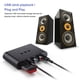 thumbnail image 3 of Moyic Receptor de Audio compatible con Bluetooth para coche, adaptador Interior RCA inalámbrico estéreo, altavoz de disco U para Cables de audio/vídeo, 3 of 6