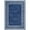 Blue, variant on Hasoo Modern Geometric Border Non Slip Area Rug for Living Room Washable 5' x 7' Non Shedding Neutral Indoor Decor Carpet, Beige