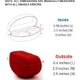 thumbnail image 2 of SURJDE FF1 Leather Extra Large Case for Oversized Sunglasses and Eyeglasses, 2 of 5