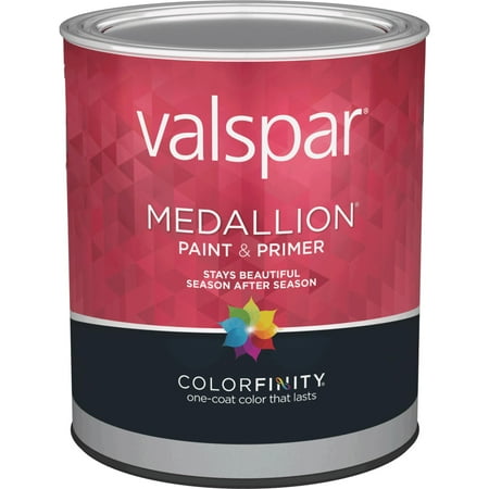 UPC 080047101366 product image for Valspar Brand 1 Quart White Medallion Exterior Latex House & Trim Paint Semi Glo | upcitemdb.com