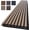 Oak, variant on Wood Panels for Wall, 4-Piece 96" x 12.6" Soundproof Wood Slat Wall Panel for Interior Wall Decor Noise Cancelling, Acoustic Wall Panels, Sound Absorbing Panel (Teak)
