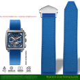 thumbnail image 3 of Correa de reloj de silicona de caucho de 22 mm para TAG Heuer Monaco Speed Series CBL2184 CBL2183 Correa de reloj deportiva resistente al agua, 3 of 5