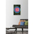 thumbnail image 2 of MLB Chicago Cubs - Logo 16 Wall Poster with Push Pins, 14.725" x 22.375", 2 of 3