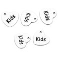thumbnail image 3 of 5 Piezas de material acero Inoxidable , Forma De , Colgante Familiar Para De Bricolaje, Collar, Joyería, Hallazgos Niños, 3 of 6