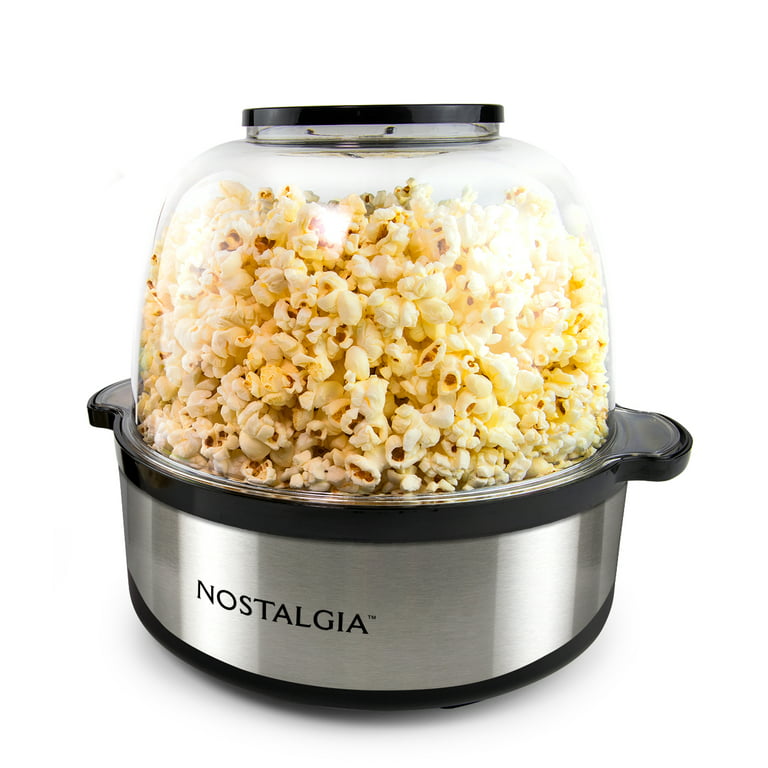 Nostalgia Classic Retro Healthy Hot-Air Tabletop Popcorn Maker, Makes 12  Cups, with Kernel Measuring Scoop