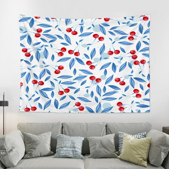 Floral Tapestry Colorful Wildflower Tapestry Wall Hanging Plant for Wall