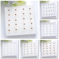 thumbnail image 4 of KDJ 10 Pairs 2mm/3mm/4mm Gold Plated Silver Ball Bead Earrings Ear Studs Jewelry, 4 of 10