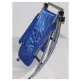thumbnail image 4 of Folding Rocking Chair - Outdoor Patio Chair, Steel Frame, 350lbs Capacity, Portable Camping Chair - Blue, 4 of 7