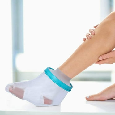 Waterproof Cast Cover Foot, Cast Protector Adult Ankle for Shower Bath, Keep Leg Cast Bandage Dry, Watertight Cast Bag Shower Boot for Wound Foot Orthopedic Boot