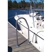 Dock Edge Stationary Dock Boarding Buddy Hand Rail Silver 36-Inch