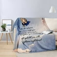 thumbnail image 2 of Bible Verse Blanket with Inspirational Thoughts and Prayers Message Christian Gifts-Religious Fath Throw Blanket Soft Lightweight for Women Gift (50x60 Inches), 2 of 5