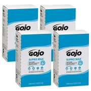 GOJO SUPRO MAX Hand Cleaner, Citrus Scent, 2000 mL Heavy Duty Hand Cleaner Refill for GOJO PRO TDX Push-Style Dispenser Pack of 4 - 7272-04