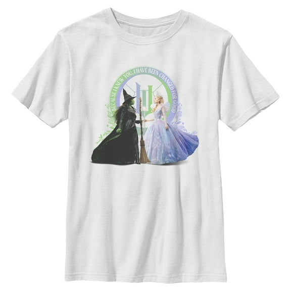 Boys Wicked: For Good Elphaba and Glinda I Have Been Changed T Shirt