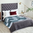 thumbnail image 5 of XMXT Flannel Throw Blanket, Cactus Hand Painted Blue Throw Blankets for Bed Couch Living Room, 50 x 70 inches, 5 of 9