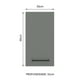 thumbnail image 2 of Alacena Gabinete Superior Cocina Madesa Agata 35cm Con Encimera BG, 2 of 5