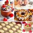 thumbnail image 6 of HULISEN Stainless Steel Round Cookie Biscuit Cutter Set, 11 Circle Donut Doughnut Cutter, Baking Ring Molds for Mini Cake, Scone, Pastry, Cooking, Gift Package, 6 of 7