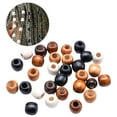 thumbnail image 2 of Dreadlock Hair Beads Braids Jewelry Hair Decorations Natural Tube Beads for Dreadlock Jewelry, 2 of 9