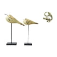 thumbnail image 1 of Figuras Modernas De Pájaros De Madera Y Animales De Latón, Esculturas Para Dormitorio, Escritorio, Entrada, Hogar, Oficina, Adornos Decorativos únicos, Año 2024, 1 of 8
