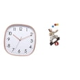 thumbnail image 1 of Reloj de pared para dormitorio, reloj de pared digital grande y sencillo, figuras de , estatua de , escultura, adorno de mesa, linda figur, 1 of 8