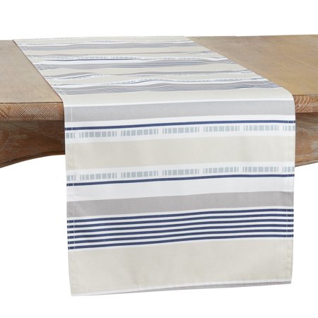 

Saro Lifestyle-Table Runner With Striped Design
