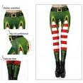 thumbnail image 4 of Odeerbi Christmas Stockings Thigh High Stockings for Women 2025 Erogenous Leggings Skinny Bell Printed High Waist Stretchy Tights Trouser Yoga Pants Multicolor, 4 of 8