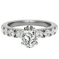 thumbnail image 5 of Engagement Rings For Women - Oval Cut 14K White Gold 1.20 CT (J,I1) GIA Certificate, 5 of 7