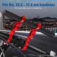 thumbnail image 2 of Bienvenido Bike Ciclismo Manillar Extensor Extensión Soporte Soporte para Lámpara GPS/Unidades/Faros (Rojo), 2 of 8