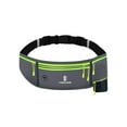 thumbnail image 2 of Ceinture de Course avec Bouteille d'Eau, Sac Banane de Sport, Poches Zippées Résistantes à l'Eau, Trou pour Écouteurs et Bande Réfléchissante, Ceinture Ajustable pour Course Randonnée Escalade, 2 of 8