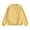 yellow, variant on Casual Women Hoodies Soft Crewneck Top Streetwear Sweatshirt Long Sleeve Unisex Youth Pullovers