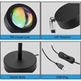 thumbnail image 3 of Sunset Lamp Projector, Sunset Light, LED Lamp Projection Night Light, 180 Degree Rotated Adjustable, Modern Floor Stand Light & USB Charging, Photography/Selfie/Home/Living Room/Bedroom Decor, 3 of 6
