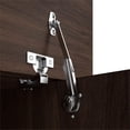thumbnail image 6 of Bestar Pur 75" Engineered Wood Queen Cabinet Bed with Mattress in Black Walnut, 6 of 11