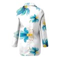 thumbnail image 3 of Gibobby Blazer de mujer elegante chamarra casual para mujer de manga larga con solapa y botones delanteros abiertos para trabajo negocios con bolsillos(Azul,M), 3 of 4