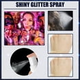 thumbnail image 2 of Maquillaje de escenario de brillo para el cuerpo del cabello, Resaltador brillante Textura  de polvo brillante para ropa Zulema  Spray de brillo para el cuerpo del cabello, 2 of 8